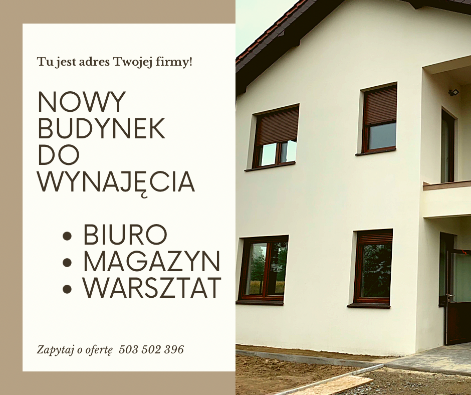 ProsperHome.pl - centrum nieruchomości: Jelcz-Laskowice   | BUDYNEK NOWY DO WYNAJĘCIA